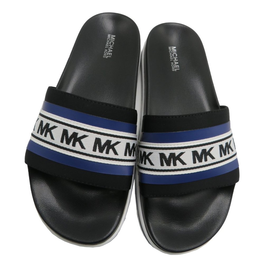 Michael Kors TYRA  Logo Scuba Slide Sandal - Picture 4 of 6